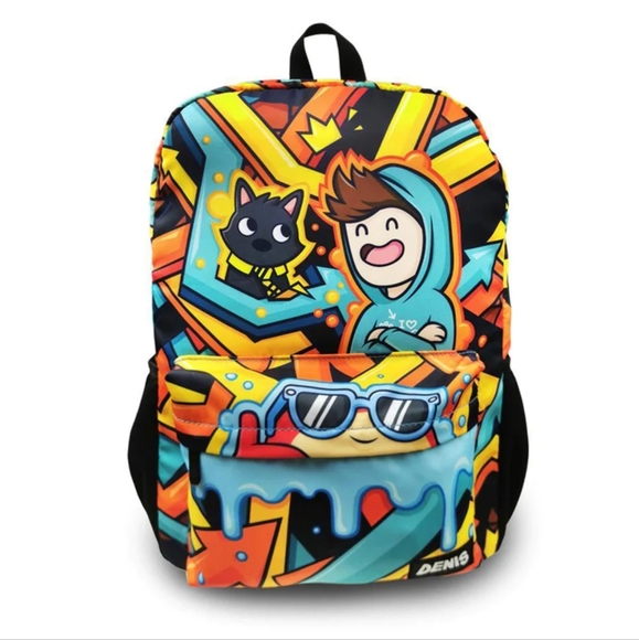 Colorful Graphic Backpack - Picture 1 of 14